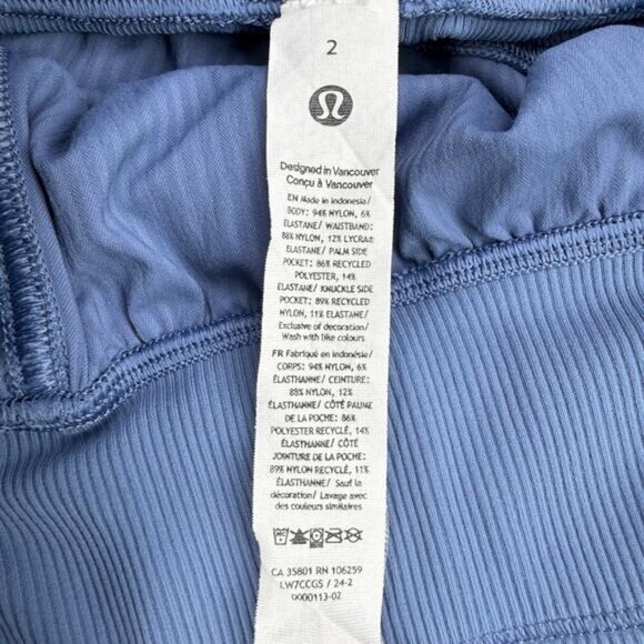 Lululemon Dance Studio High Rise 3.5” Swift Shorts In Oasis Blue - Picture 5 of 8